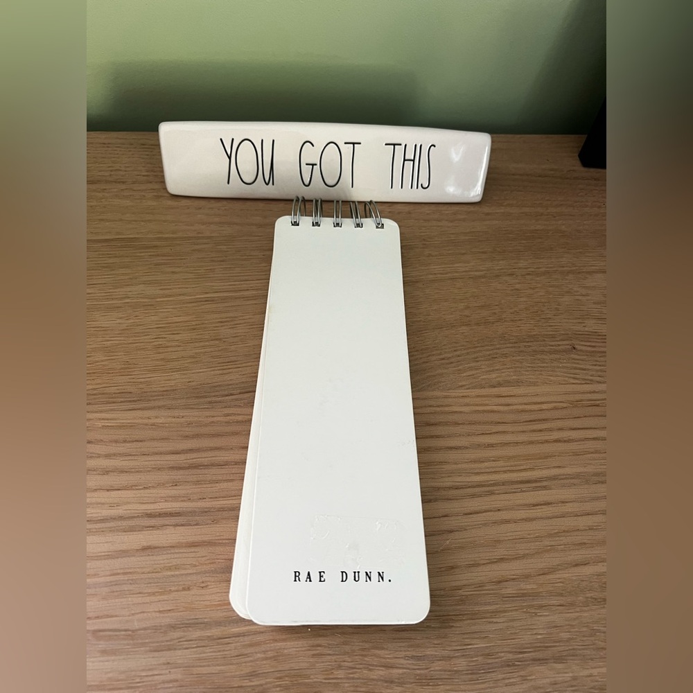 Rae Dunn Notepad and Desk Sign Bundle - Picture 7 of 8